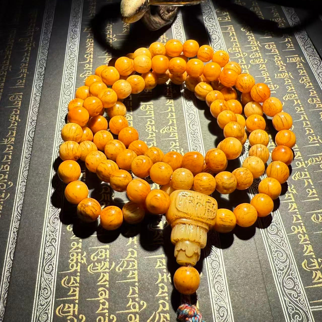 This is a very unique bracelet, made from yak bone by artisans on the roof of the world.