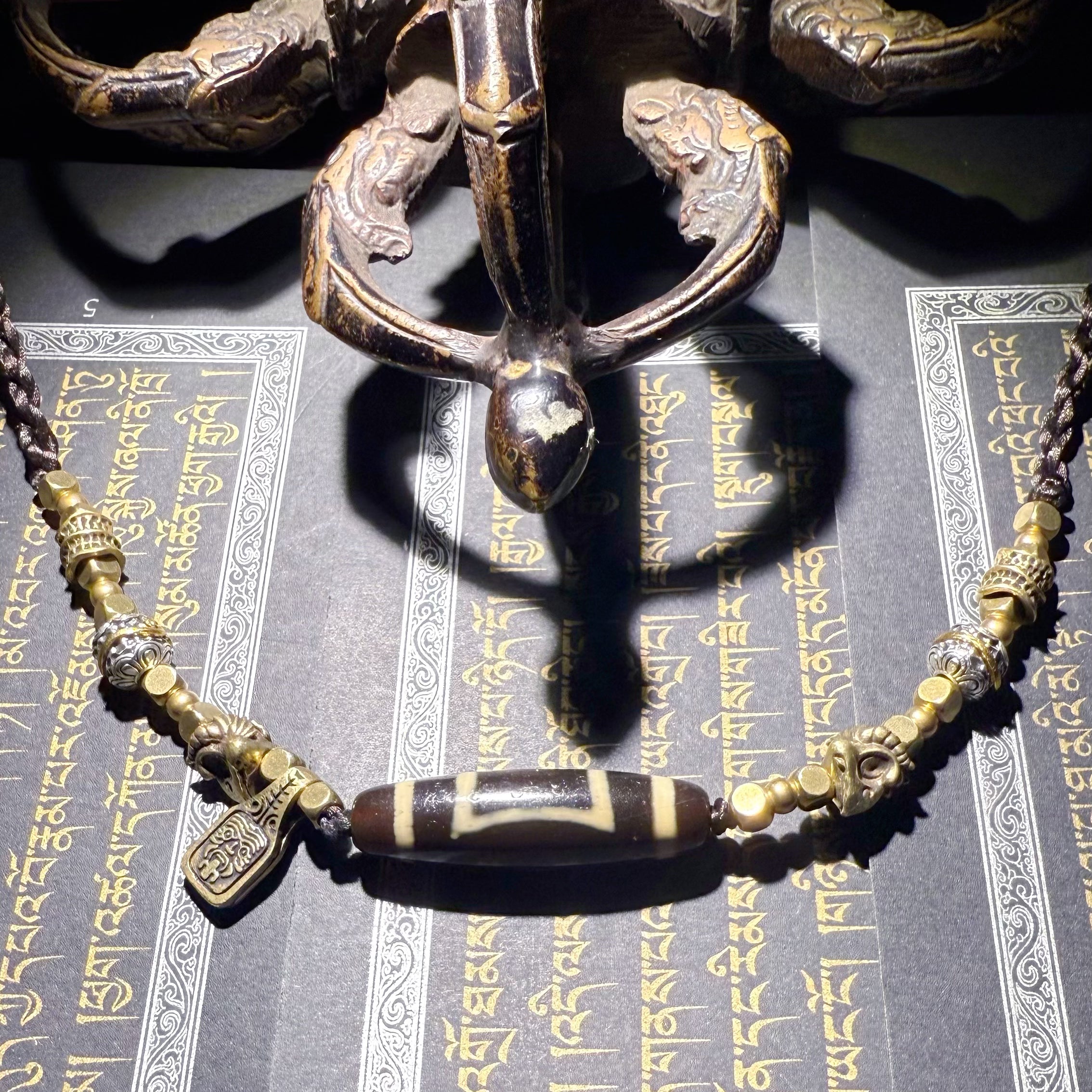 Tibetan Amulets – Hand-painted & Handcrafted. Dzi Bead Necklaces & Bracelets, Thangka, Sacred Symbols, Natural Gemstones. Lucky Charms, Blessed Items, Energy Purification, Vintage Collectibles.