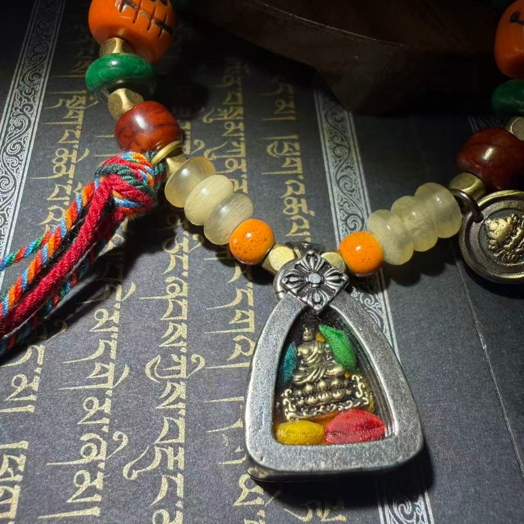 Tibetan Amulets – Hand-painted & Handcrafted. Dzi Bead Necklaces & Bracelets, Thangka, Sacred Symbols, Natural Gemstones. Lucky Charms, Blessed Items, Energy Purification, Vintage Collectibles.