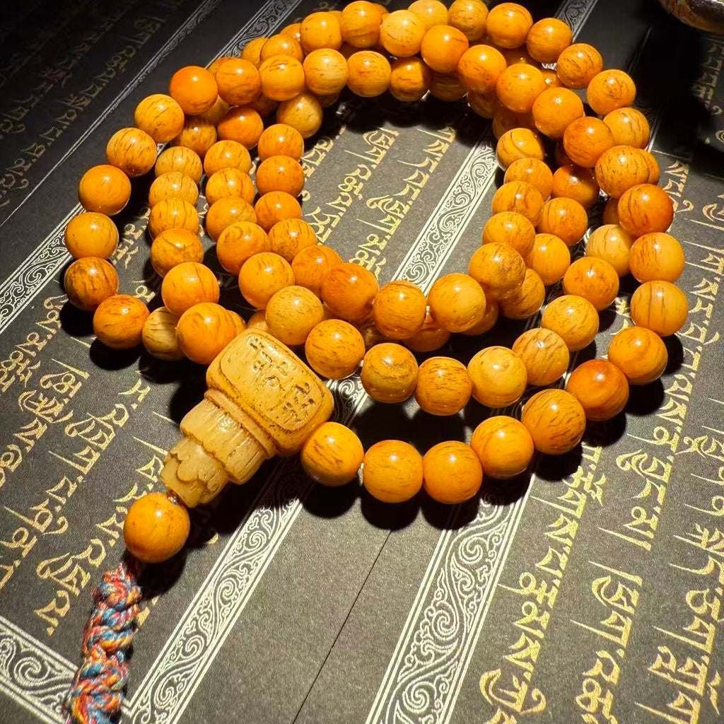 This is a very unique bracelet, made from yak bone by artisans on the roof of the world.